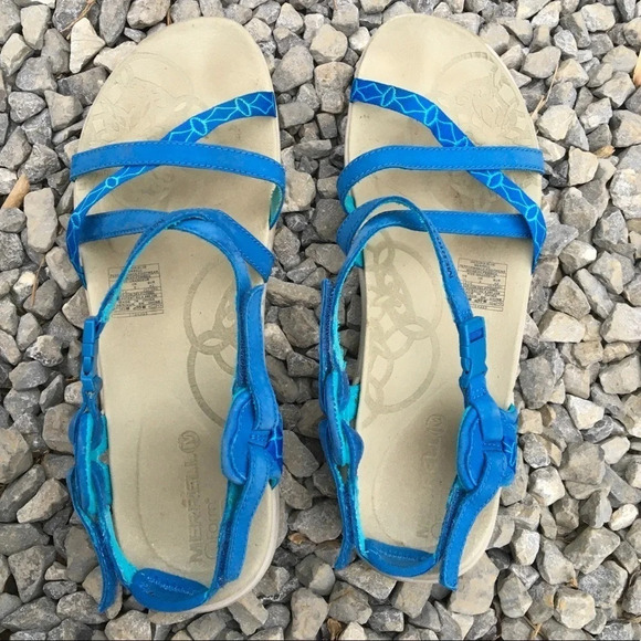 Merrell Jacardia QForm Outdoor Sandals Victoria Blue Women’s Size 11 - Picture 5 of 7